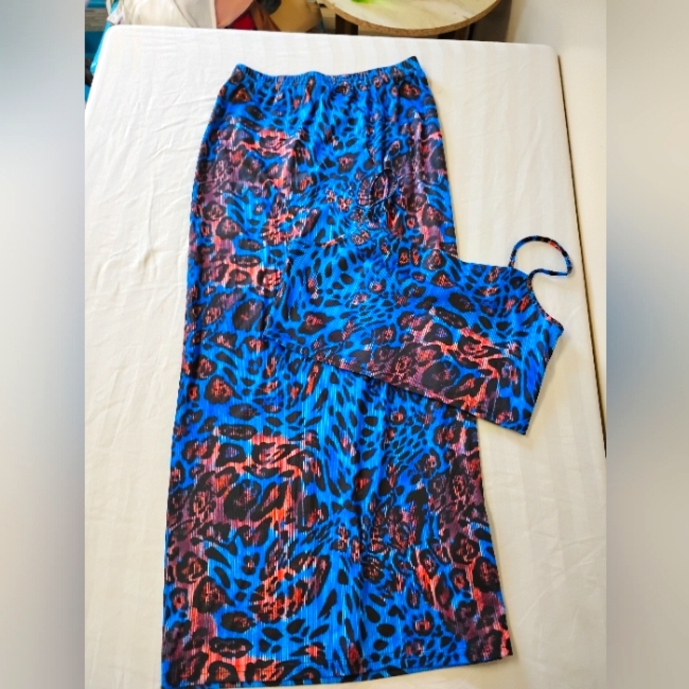 Skirt Crop Top Set